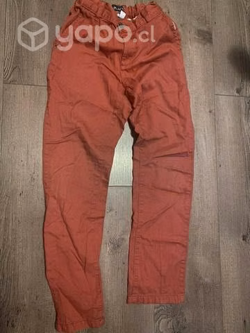 Pantalones rojos niño talla 12