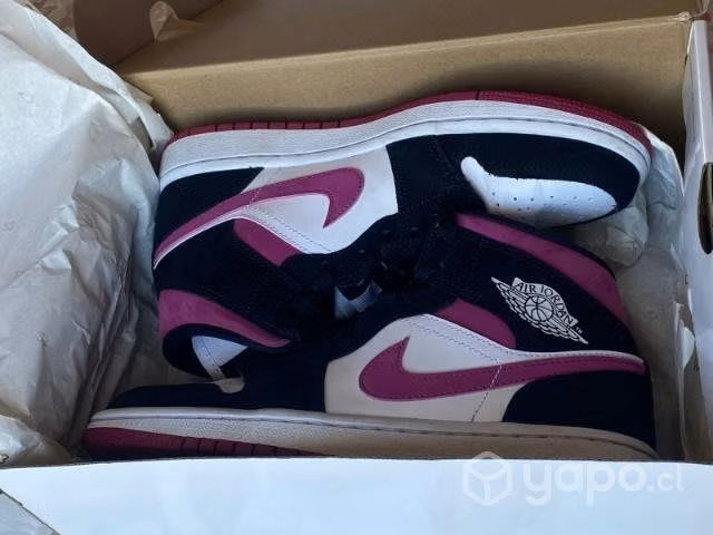 Air Jordan 1 mid rosadas 36,5 (originales) - Imagen 2