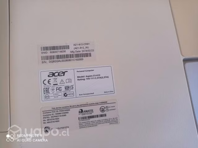Computador acer