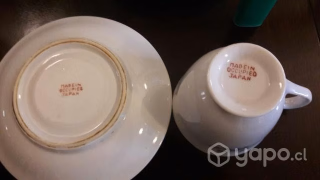 Juego de café porcelana año 1945