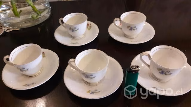 Juego de café porcelana año 1945