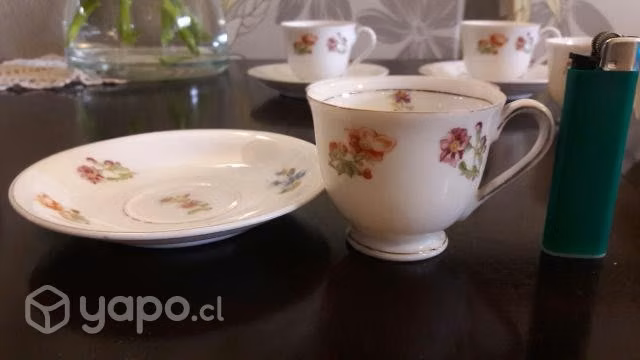 Juego de café porcelana año 1945