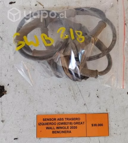 Sensor ABS Trasero Izquierdo (GWB218) Great Wall W