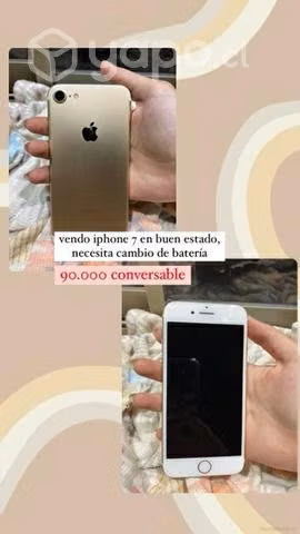Iphone7 128gb usado (leer descripción) - Imagen 3