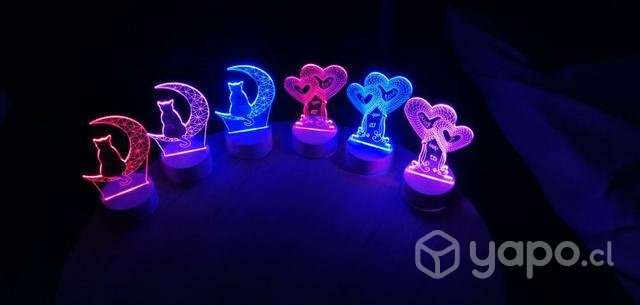 Lámparas Led tricolor 3D - Imagen 4