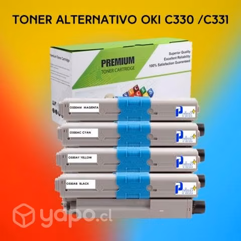 Toner alternativo oki c330/ c331/ c530/mc361/mc561