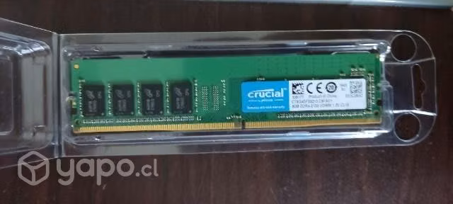 Memoria Ram Ddr4 Crucial 8gb 2133mhz