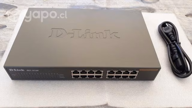 Switch 16 Puertos Dlink DES‑1016D Usado