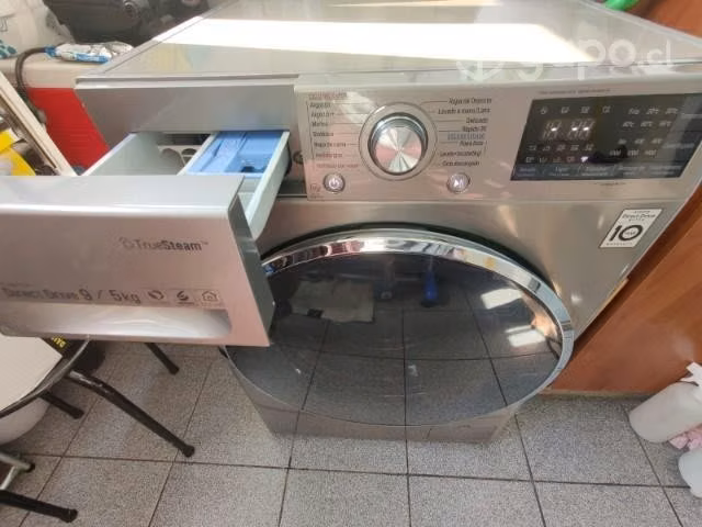 Lavadora secadora LG 9 kilos