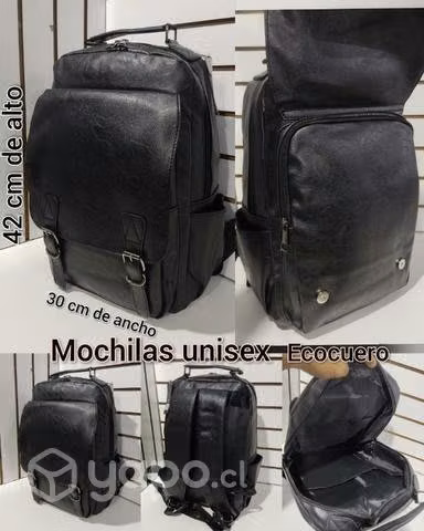 Mochilas Ecocuero unisex