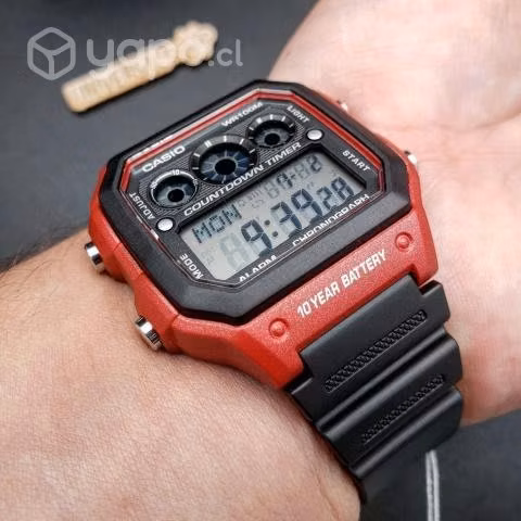 Reloj casio ae1300w-4 temporizador 100m nuevos