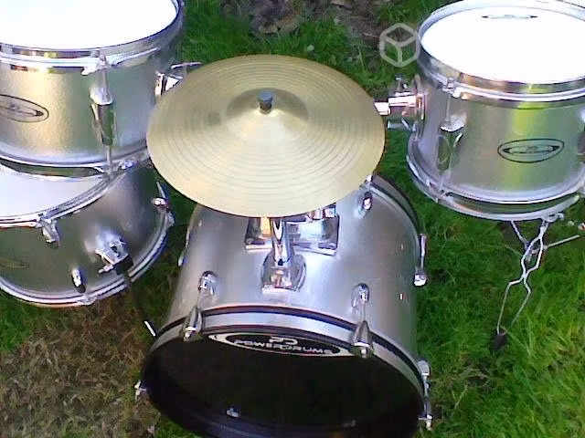 Bateria Power Drum para niño grande completa