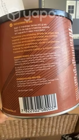Proteína vegetal sabor cacao - Imagen 2
