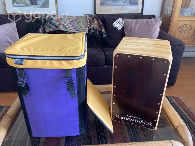 Cajón flamenco + funda