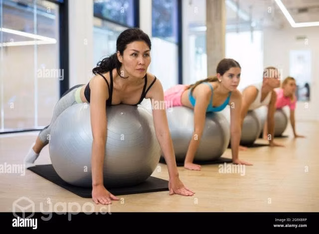 Fitness con Balón de Pilates en Las Condes