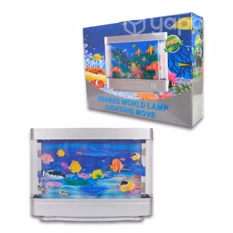 Lampara led giratoria 3d tropical movimiento ap98