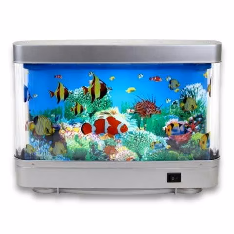 Lampara led giratoria 3d tropical movimiento ap98