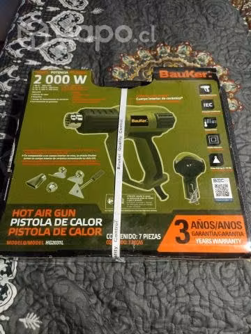 Pistola de calor bauker - Imagen 2