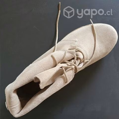 Botines gamuza beige - Imagen 3