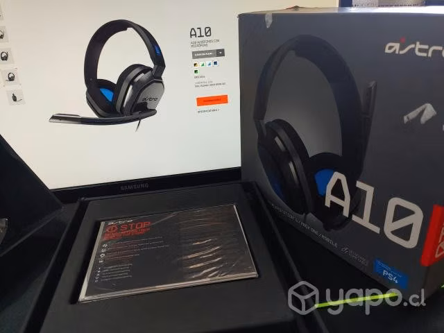 Audífono Gamer Astro A10 para PS4