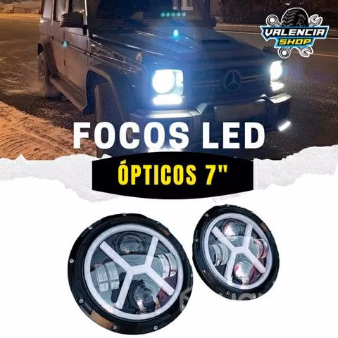 Focos led ópticos 7"