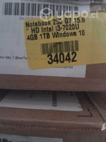 Notebook HP Intel Core i3-7020U 4GB RA