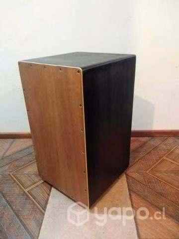 Cajon flamenco negro