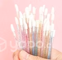 50 aplicadores lip gloss cristal descartables