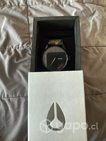 Nixon Sentry Leather Black Camo Volt 40mm - Imagen 5