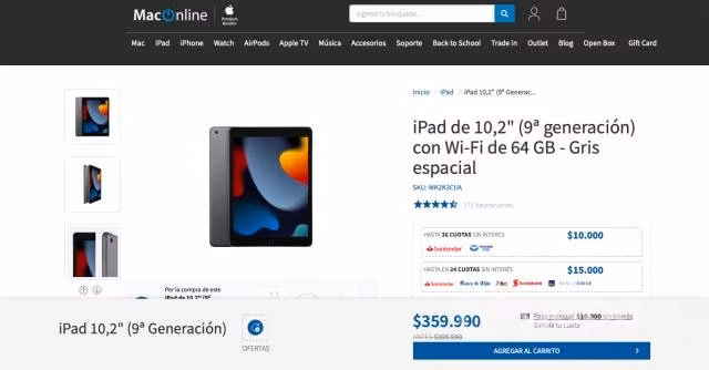 Ipad 10.2" (9a.generacion) - Imagen 2