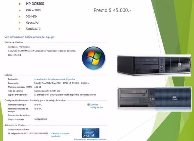 Pc hp dc5800