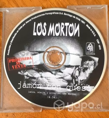 CD Single Los Morton "Jamón con Queso"