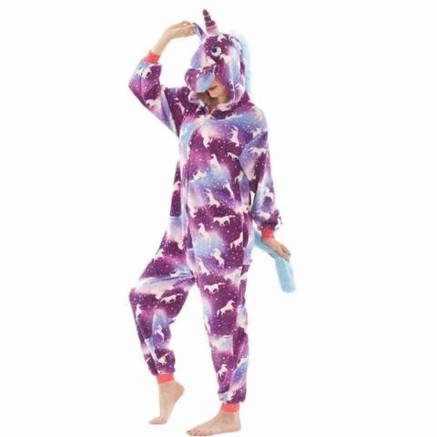 Disfras morado celeste con diseño talla s y m
