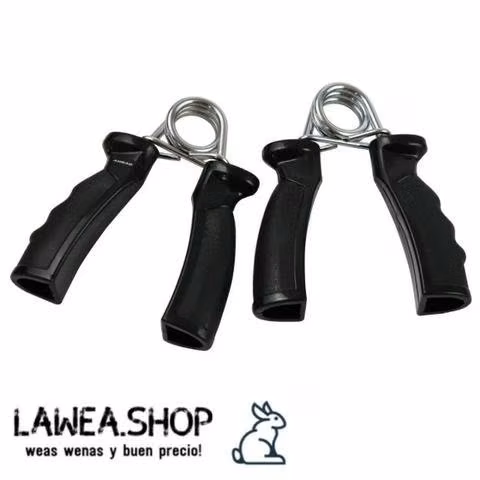 Hand grip Colores Negro y Verde (Par) fuerza