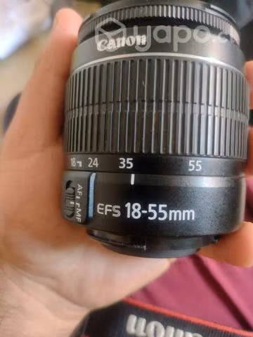 cámara canon más lente canon