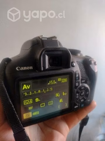 cámara canon más lente canon