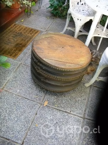 Fuelle de Fragua Antig,en Cuero,Madera y Tachones - Imagen 2
