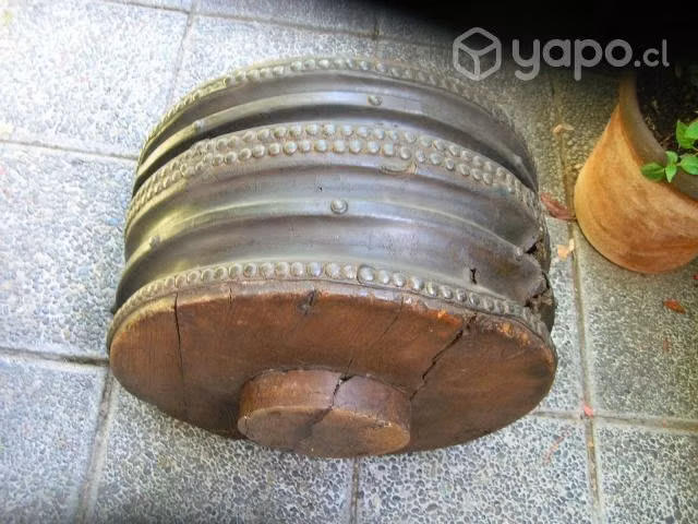 Fuelle de Fragua Antig,en Cuero,Madera y Tachones - Imagen 4