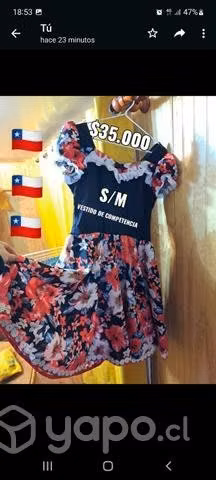 Vestidos de china competencia y corraleras