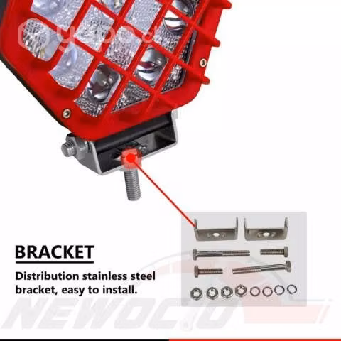 Faro Foco Neblinero Con Lupa Impermeable 48 Watts