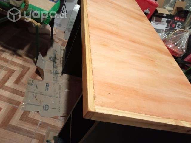 Escritorio de madera, barnizado - Imagen 2