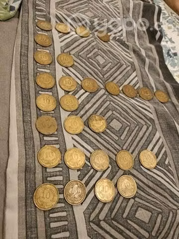 Lote de 28 monedas de 10 céntimos - Imagen 2