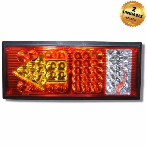 Foco Luz Trasero 12v Iluminación 86 Led Par Camión