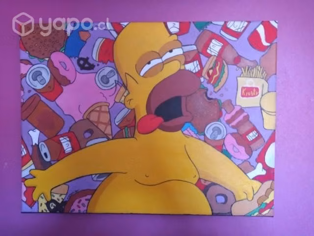 Cuadro de Homero Simpsons