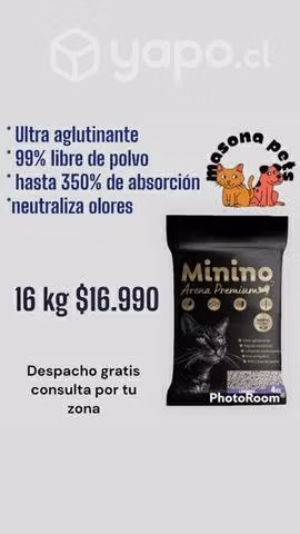 Arena sanitaria para gatos 100% aglutinante - Imagen 2