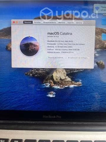 Mac book pro 2012