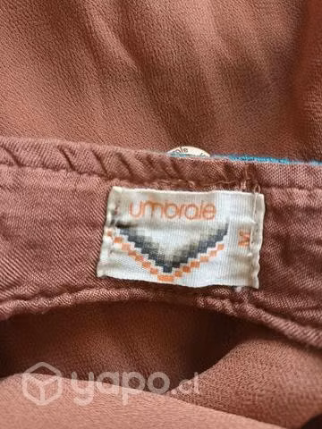 Bello vestido UMBRALE bordado talla M largo