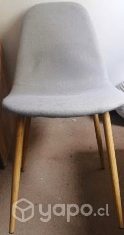 Silla gris perla - Imagen 2