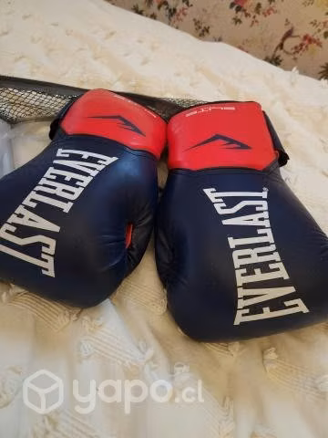 Guantes de box Everlast con poco uso 14