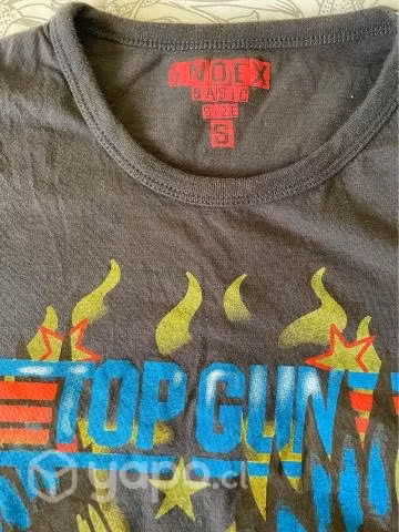 Polera top gun marca index S